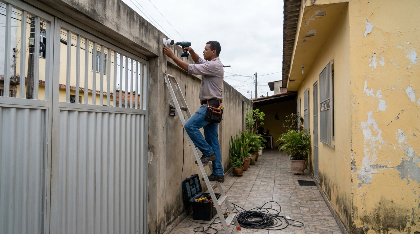 Instalacao de cameras de seguranca profissional em Presidente Prudente‑SP