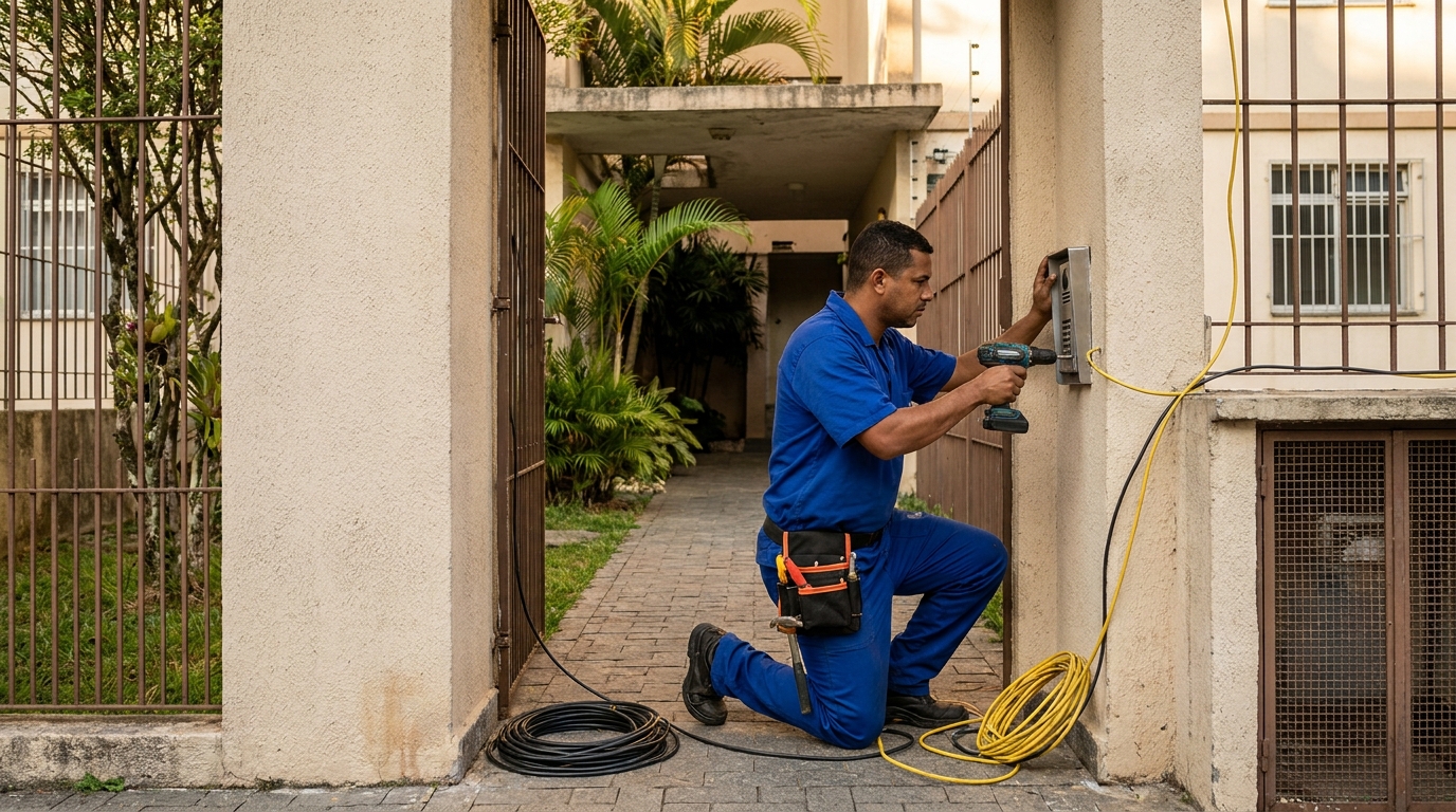Instalacao de interfone profissional em Presidente Prudente‑SP