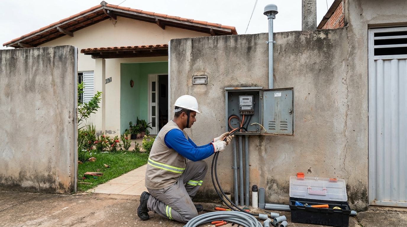 Instalacao de padrao de energia em Presidente Prudente‑SP